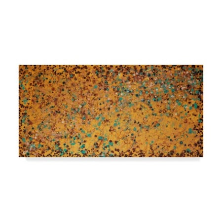 Hilary Winfield 'Liquid Energy Yellow' Canvas Art,12x24